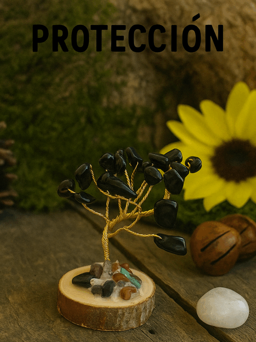 Mini Arbol de Obsidiana Negra
