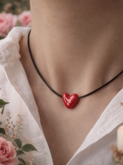 Colgante de Corazón de cerámica